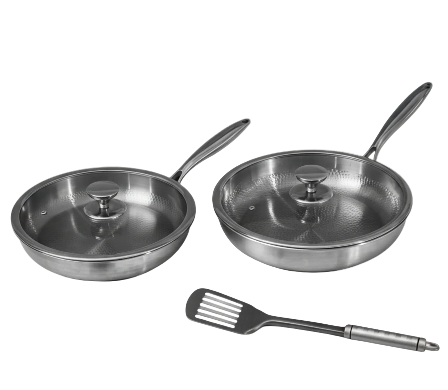Set Duo de Poêles Classiques en Titane