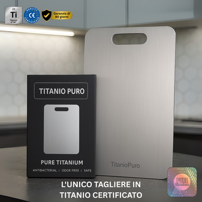 Titanio Puro - Planche à Découper en Titane